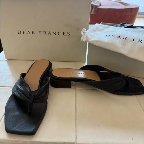 Dear Frances Black Women's Sandals - Picture 2 of 7
